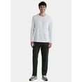 thumbnail image 2 of Athletic Works Men's and Big Men's Fleece Cargo Sweatpants, Sizes XS-4XLT, 2 of 5