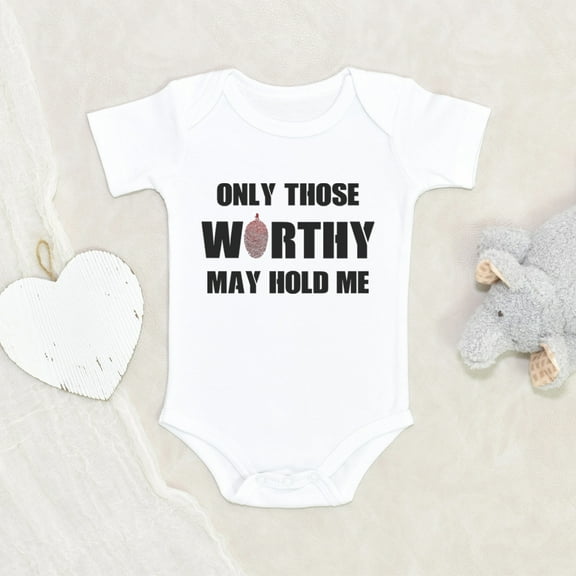 Newbabywishes - Those Worthful May Hold Baby Clothes for Boys and Girls - Funny Saying Baby Clothes