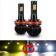 thumbnail image 1 of 2pcs Dual Colors Car Light 3000k Yellow 6000k White Switchback H11 H8 H9 9005 Hb3 9006 Hb4 H7 H1 H3 880 881 Led Fog Auto Foglamp, 1 of 5