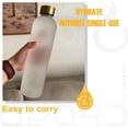 thumbnail image 3 of Opard 32oz / 27oz Motivational Water Bottle with Time Marker to Drink Reusable Plastic Bottle with BPA Free Tritan for Gym and Sports, 3 of 7