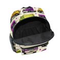 thumbnail image 6 of FORMRS School Backpack with Front Zippered Pocket 12" Student Travel Daypack, Truck Stars Pattern, 6 of 6