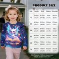 thumbnail image 7 of Uorisanigo Toddler Girl Sweatshirt Crewneck Long Sleeve Shirts Tops Kids Oversized Sweatshirts Fall Spring Clothing Ruffle Shoulder Curious Dragon Starry Pullover Hoodies Tops, 7 of 7