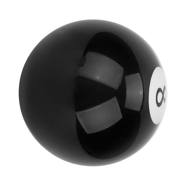 Perilla de cambio de marchas negra, perilla de cambio de marchas universal negra 8 Billiard Perilla de cambio de marchas universal Manija de cambio de marchas Durabilidad probada en el tiempo