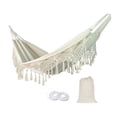 thumbnail image 2 of DYNWAVECA Hamac en Macramé Boho Confortable pour Extérieur Balcon Patio Cour, 2 of 10