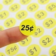 ONUPGO Garage Sale labels 3/4" Round Preprinted Pricing Labels Price