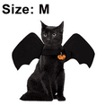 thumbnail image 2 of Disfraz de murciélago para perro - Disfraz de Halloween para mascotas Alas de murciélago Disfraz de perro Fiesta Disfraz de mascota Adepaton CPB-CJZ38-3, 2 of 5