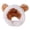 Brown, variant on Bear Pet Costume Hat for Dogs, Denbek Cute Plush Pet Costume Hat for Cats and Small Dogs, Halloween Photo Prop