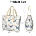 thumbnail image 3 of Tote Bag for Women - Anchor and Bulldog Dog Shoulder Bag - Large Utility Work Duffle Bag with Zipper Handbag for Travel, Work, Sprots, 3 of 5