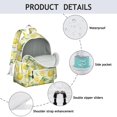 thumbnail image 4 of Lemon Backpack for School,Cute School Bag,Schoolbag with Adjustable Shoulder Straps & Padded Back,13.4"x11"x4.7", 4 of 6