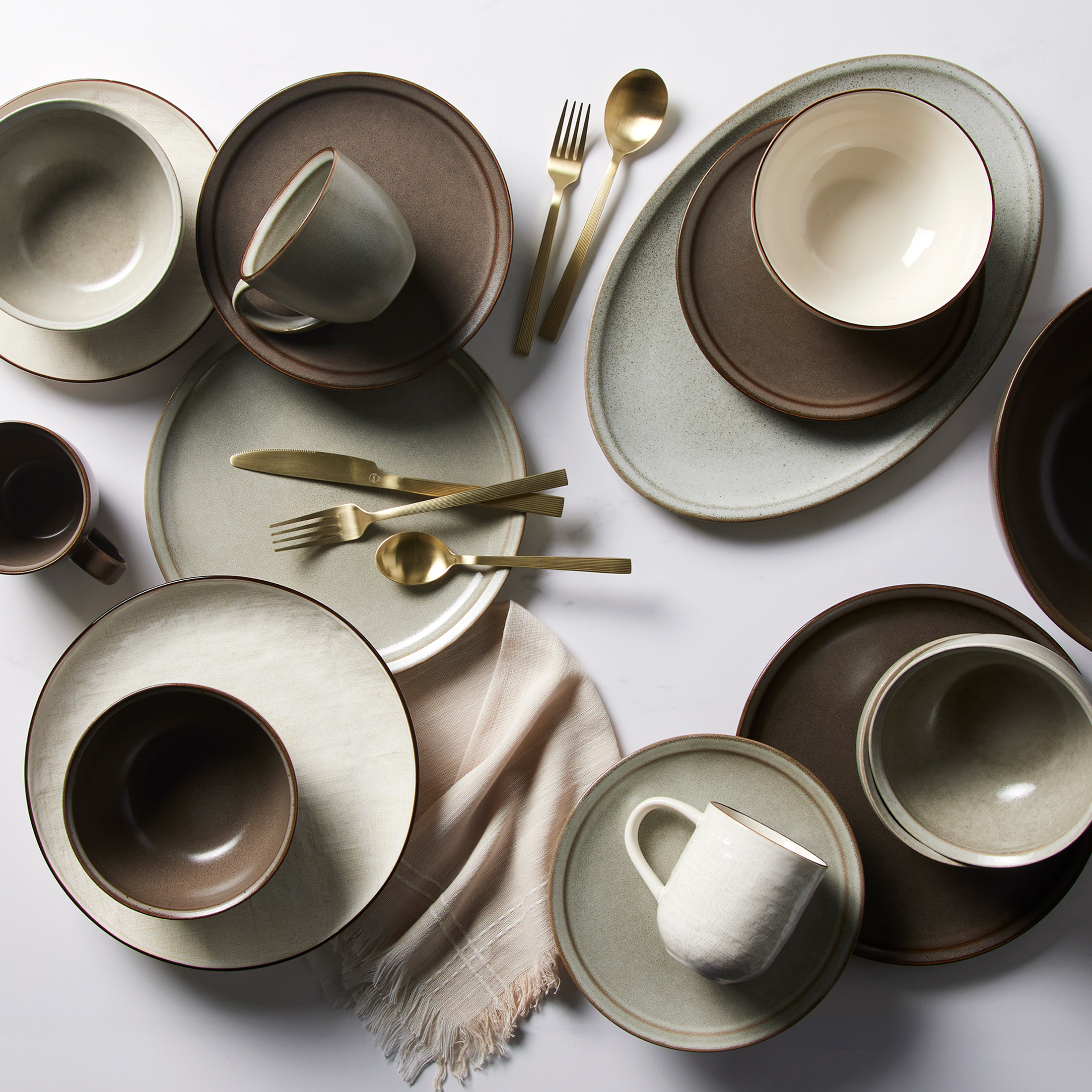 Better Homes & Gardens Stoneware Murphy Dinnerware Set, 12-Piece photo 3