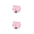 thumbnail image 3 of Minnieouse Bragas Bodyshort para mujer, calzoncillos cómodos, ropa interior con estampado de lunares en la cintura de tiro medio, lencería Rosa 2Conjunto, 3 of 6