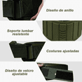thumbnail image 2 of "Cinturón Levantamiento De Pesa Faja De Lumbar Cinto Crossfit Belug verde ", 2 of 5