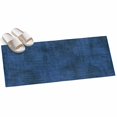 thumbnail image 2 of 2'x6' Rug Runners for Hallways Kitchen, Dark Blue Non Slip Entryway Beside Floor Carpet Runner, Farmhouse Linen Texture Washable Laundry Room Bedroom Throw Rugs Mat for Family Pet, 2 of 8