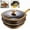 With lid and steamer, variant on 12in Titanium Alloy Non-Stick Pot with Lid, Titanium Hammered Pan Pro, Multi-Purpose Deep Saute Pan with Steamer Basket, for Frying Eggs, Stir-Frying, Stewing, Braisin,with lid