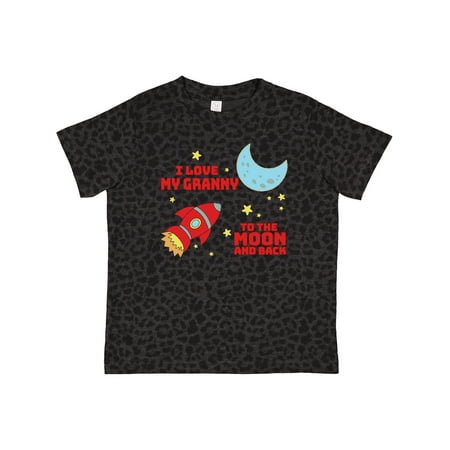 

Inktastic I Love My Granny to the Moon and Back Gift Toddler Boy or Toddler Girl T-Shirt