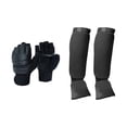 thumbnail image 3 of Shin Guard Kickboxing Muay Thai, Almohadillas de protección para el empeine de la pierna, Espinillera protectora para Mma, Artes marciales, Taekwondo, , M M, 3 of 8