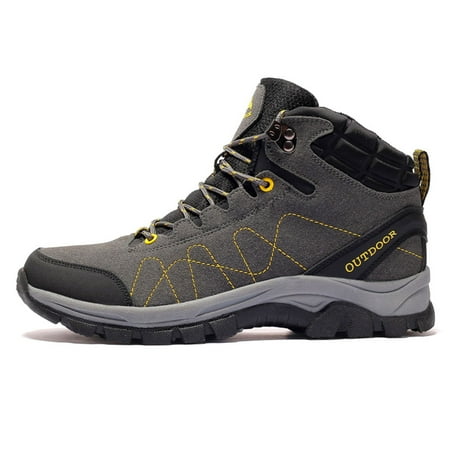 

Mens Womens Hiking Boots Winter outdoors Warm Resistant Non Slip Soft Lined cold weather shoes