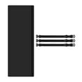 thumbnail image 1 of Air Conditioning Hose Insulation Sleeve | 5 5.9 Inch Universal Insulation Sleeve | Double Glass Fiber Aluminum Foil Reflective Layer Lock Temperature Design | Flame Retard -scratch Furniture Cover Cat, 1 of 5
