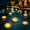 #096-Orange, variant on Cheapark Floating Lotus Light Pool Water Floating Lamp for Swimming Pool Pond Waterproof Reusable Outdoor Garden Decor Gift
