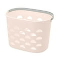 thumbnail image 2 of Ckraxd Portable Bath Storage Basket Plastic Wash Basket for Bathroom Organization, Lightweight, Flexible, Easy to Clean, Versatile Use, 2 of 6