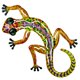 thumbnail image 1 of Muebles de hierro Fiudx colgante de hierro forma de lagarto decoraciones coloridas, 1 of 2