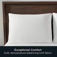 thumbnail image 6 of AllerEase Platinum Allergy Defense Particles Proof Temperatur Balancing Luxurious Plush Fabric Machine Washable Durable Zippered Pillow Protector, Standard/Queen Size, White, 6 of 7