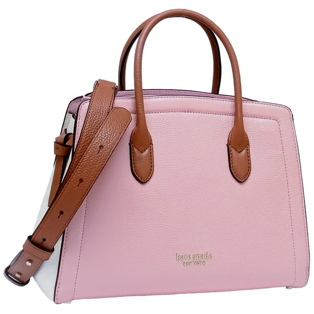 kate spade knott medium leather satchel