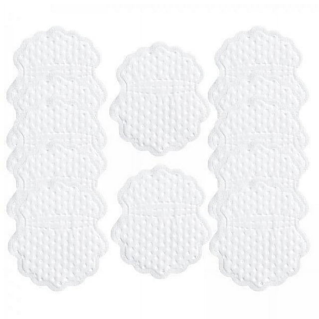 4x 12 Uds. Almohadillas Desechables para El Sudor de Las Axilas, Invisibles/grandes/transpirables/pegatinas, Almohadillas Absorbentes para El Sudor de 4 piezas