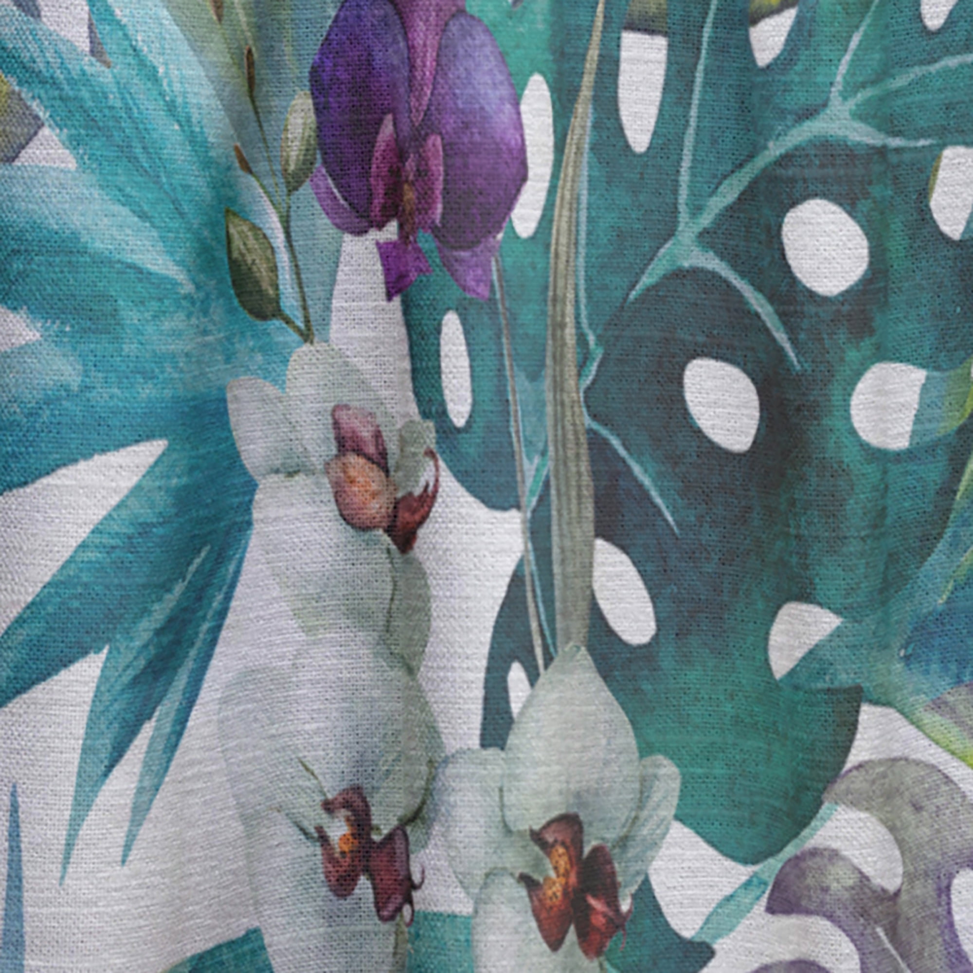 Designart 'Floral Botanical Design Retro II' Mid-Century Modern Curtain Panel