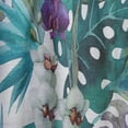 thumbnail image 4 of Designart 'Floral Botanical Design Retro II' Mid-Century Modern Curtain Panel, 4 of 5