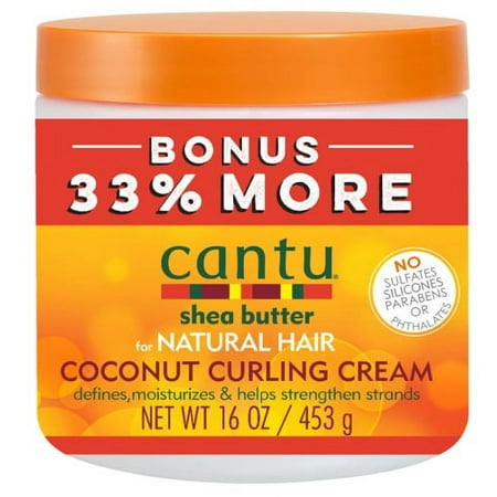 Cantu Coconut Curl Cream Bonus, 16 oz.