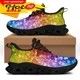 thumbnail image 1 of Zapatos para hombre, zapatillas coloridas con diseño de orgullo gay, transpirables, con cordones, planos y antideslizantes, 1 of 6