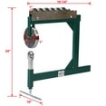thumbnail image 3 of Yesurprise English Wheel, English Wheel for Metal with Lower Wheels and Storage Rack, Big C Base, Hardened Steel English Wheel Shaping Benchtop for Industrial, 3 of 6
