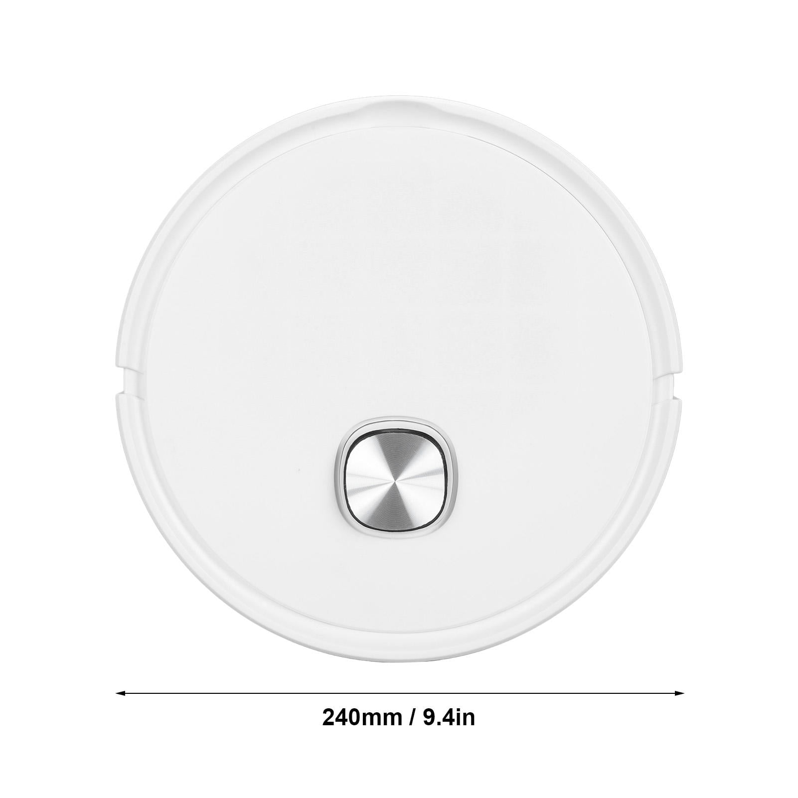 Yajisi 3-in-1 Robot Vacuum Cleaner, Smart Robotic Vacuum for Pet Hair & Floor Cleaning, White, 13.78" x 11.02" x 3.54"