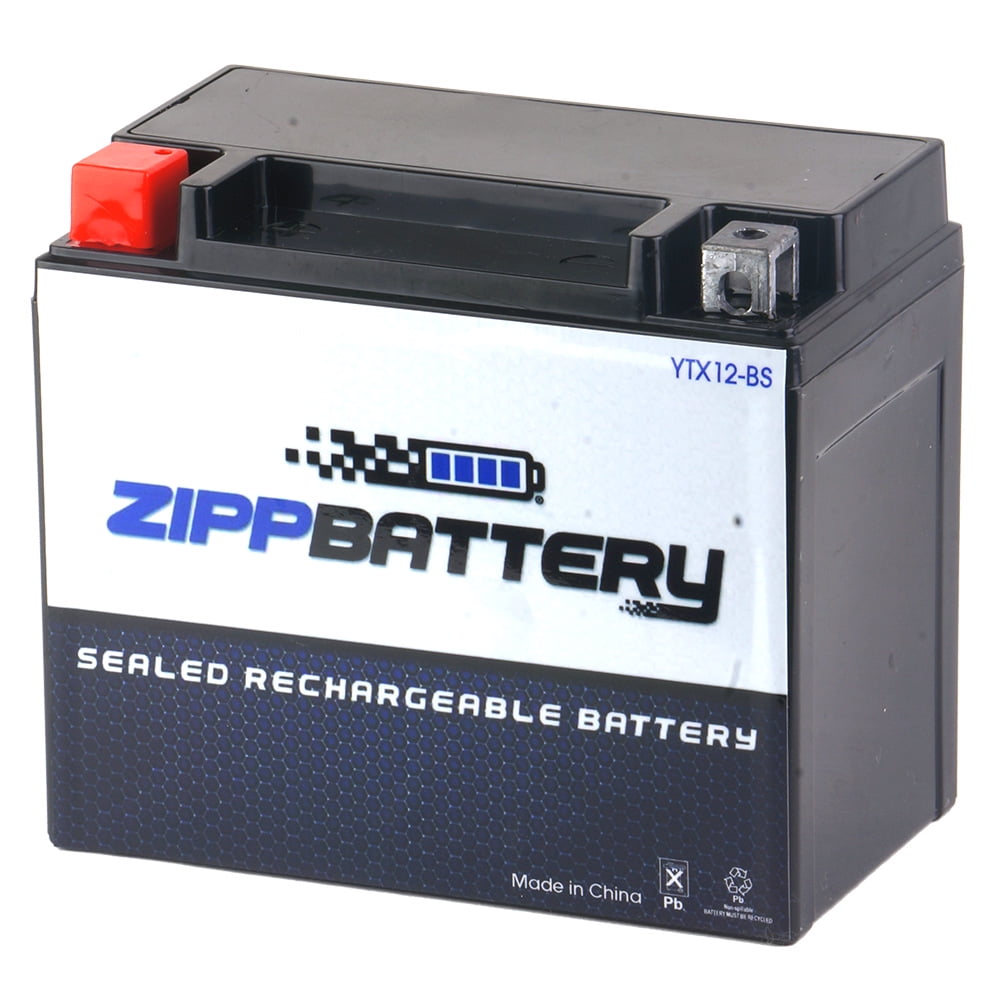 Ytx12-bs Power Sports Battery Replaces 12-bs Etx12 Gtx12-bs Cytx12-bs ...