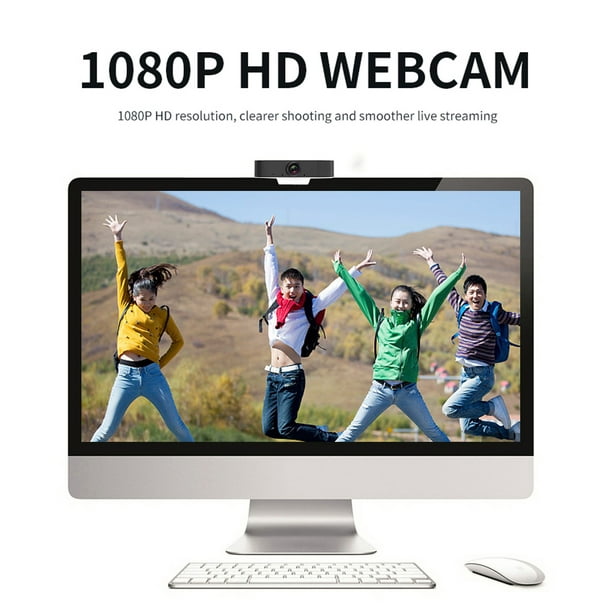 Generic - Caméra Web HD 1080p, webcam USB pour ordinateur PC avec  microphone, caméra vidéo Full HD pour ordinateur portable, écran large 110  degrés, webcam Pro Streaming pour enregistrement, appels, conférences, jeux  