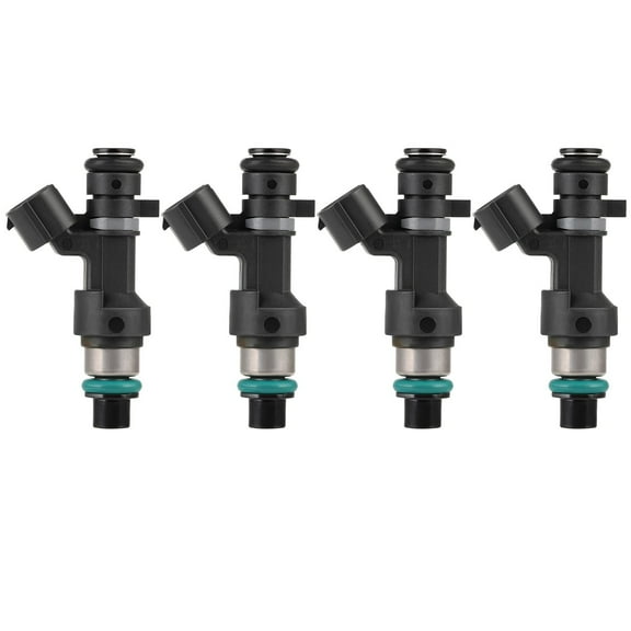 4ps CCIYU FJ1280 Fuel Injector Kits fit for 2015-2017 for Nissan for Altima, 2017 for Nissan for NV200, 2016-2017 for Nissan for Rogue, 2017-2018 for Renault for Koleos 18 Holes Automotive Engein