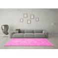 thumbnail image 3 of Ahgly Company Indoor Square Persian Pink Traditional Area Rugs, 3' Square, 3 of 4
