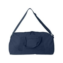 Liberty Bags Adult Large 24 Inch Square Duffel Duffle Bag with Strap 8806 Navy Blue