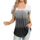 thumbnail image 1 of Blusa suelta de manga corta con cuello en V informal estampada a la moda para mujer OAVQHLG3B Store lin121212, 1 of 4