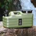 thumbnail image 4 of Portable PE Water Storage Tank with Faucet – 5-Gallon Square Collapsible Camping & Car RV Emergency Drinking Water Container, 4 of 5