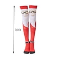 thumbnail image 3 of IWRICH Women's Funny Socks Novelty Crazy Graphic Printed Compression over Knee Long Socks B, 3 of 4