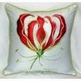 thumbnail image 4 of Red Lily Large Indoor/Outdoor Pillow 18x18, 4 of 4
