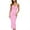 Pink, variant on Sakmal Elegant Women Dresses Sexy Black Cocktail Long Dress Bodycon Sleeveless Dresses for Women