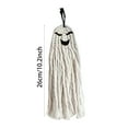 thumbnail image 3 of Boho Cute Ghost Halloween Decor, Handmade Woven Hanging Ornaments for Indoor and Outdoor Party Decorations, Fall Spooky Decor for Home Front Door, Window, Wall, Yard, Tree, Car, and Garage, 3 of 4
