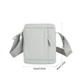 thumbnail image 3 of Qwtwty Crossbody Bags Travel Fashionable Chest Bag For Men Women Lightweight Large Capacity Fabric Waterproofing Sling Bag Convenient Crossbody Front Pack, 3 of 6