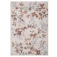 thumbnail image 1 of Modern Botanical & Vintage Floral Area Rug - Machine Washable, Soft Low Pile, Non-Slip, Non-Shedding, Collapsible Floor Mat for Living Room, Bedroom, Dining Room, Home Office-Beige,10x13ft (305x396cm), 1 of 8
