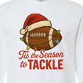 thumbnail image 4 of Inktastic Tis the Season to Tackle Football Christmas Long Sleeve T-Shirt, 4 of 5