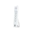 thumbnail image 2 of CyberPower P403URC1 Home Office Surge-Protector 4-Outlet Power Strip with 2 USB Ports, 3-Foot Cord, 2 of 6