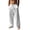 AV24_White, variant on Dwellite Cotton Linen Pants for Men Casual Drawstring Loose Fit Summer Beach Pants Lightweight Trousers with Pockets White L